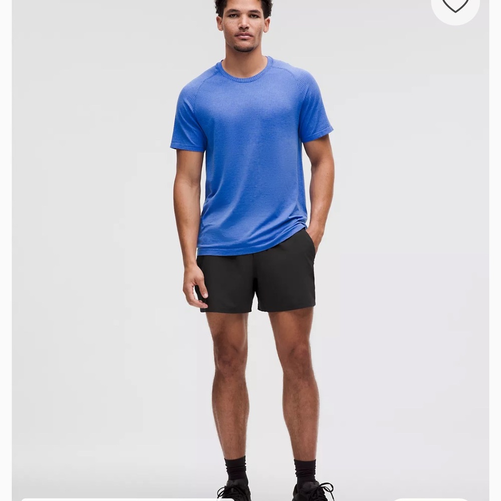 NWOT Men's Black Performance Shorts 5’